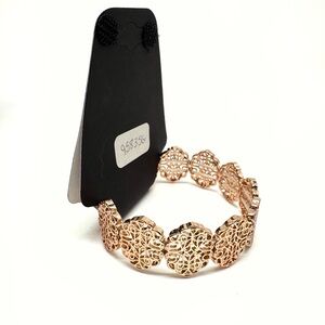 Gennaro Goldtone Filigree Stretch Bracelet